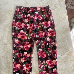 Banana Republic Avery floral pants, size 2.